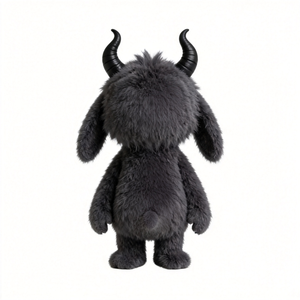 Direktverkauf ab Werk Niedliches Dreiäugiges Teufel-Plüschtier Maßgefertigtes Gehörntes <span class=keywords><strong>Monster</strong></span>-Stofftier für Geschenke Individuelles Plüschtier - Product Image 6