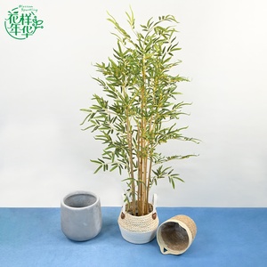 Elegante Bambú Artificial en <span class=keywords><strong>Maceta</strong></span> <span class=keywords><strong>de</strong></span> 150 cm, Planta Bonsái Realista para Decoración <span class=keywords><strong>de</strong></span> Interiores, Exteriores, Jardín y Hogar, Pieza Decorativa - Product Image 2