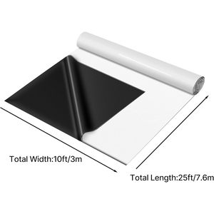 Black And White Panda <b>Film</b> 5.5 Mil Poly <b>Film</b> 10X25Ft Opaque Protective Plastic <b>Film</b> For Packaging - Product Image 3
