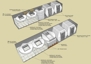 OMNIDOME 4B Prefabricado Domo Refugio Glamping Camp House FRP Modular Prefab Carpa Almacenamiento Cobertizos Estructura - Product Image 4