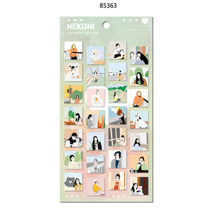 Nekoni Adesivi Cartoon Caratteri Adesivi per Adesivo Decalcomanie Kid Personalizzato Autoadesivo Del PVC Del Vinile Della Decalcomania Decalcomanie Decorative - Product Image 3