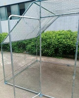 Poulailler multifonctionnel en acier galvanisé 10x6FT avec poulailler pour élevage de poulets, neuf