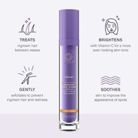 100% Naturel Logo Personnalisé Oem Marque Privée 50Ml Traitement Exfoliant Doux Vitamine C Sérum Anti-Poils Incarnés