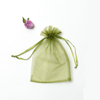 Sachets Cadeaux en Organza à Cordon Taille Personnalisée, Pochettes à Bijoux Colorées en Organza Recyclable, Couleur Grise ou Personnalisable