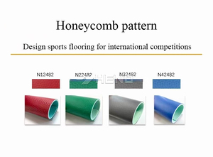 Rouleau de revêtement de sol en mousse commerciale pour badminton, épaissi, résistant à l'usure, pour terrains de basketball et de tennis de table, en plastique - Product Image 5