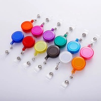 Porte-badge rétractable promotionnel avec logo personnalisé, porte-badge yo-yo
