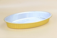 Conteneur en aluminium 100 % recyclable, emballage alimentaire écologique, solution durable, compatible four, qualité alimentaire, moulé en pulpe