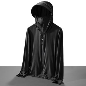 Ice silk sunscreen clothing for men and women in summer UV light breathable outdoor fishing comfortable coat popular fashion hot - Product Image 1