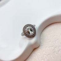 Bague élégante de luxe en argent sterling 925 avec quartz vert naturel, design en grappe de fleurs, taille ajustable, certifiée GIC, pour femmes