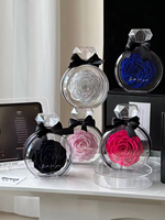 Roses Éternelles Parfumées, Fleurs Naturelles, Artisanales, Longue Durée (3-5 Ans), Écologiques, Décoration Voiture & Maison, Cadeau de Remise de Diplôme