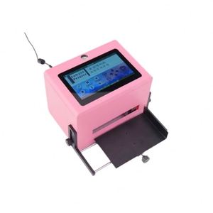 Stampante a getto d'inchiostro touch screen statica intelligente per codifica di data di scadenza, batch, <span class=keywords><strong>QR</strong></span>/codice a barre e logo su bottiglie - Product Image 3