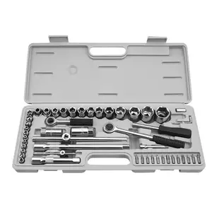 Combination 52 pcs manual auto repair Ratchet Wrench Socket Set Spanner Chrome Vanadium Hand Tools
