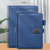 Carnets de notes magnétiques en cuir PU A5 B5 avec logo personnalisé pour étudiants, bureau d'affaires, planificateur quotidien hebdomadaire et mensuel, composition