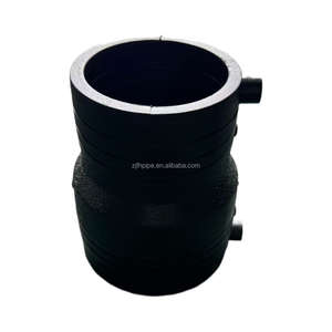 Электросварные фитинги черные PN16 PE100/80 	 Муфта редукционная DN63*50 63мм-50мм 	 Фитинги из полиэтилена высокой плотности для водопроводных систем - Product Image 2