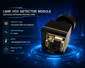 Module de caméra thermique 640x512, 12m, 50Hz, noyau infrarouge non refroidi pour inspection industrielle de drones, caméra thermique à faible consommation - Product Image 2