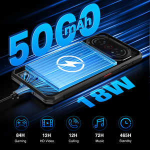 Fossibot F114 Nouveau Téléphone Robuste Android Original 6,67 Pouces 5000 mAh Charge Rapide 18W Étanche IP68 IP69K Smartphone Mobile - Product Image 5