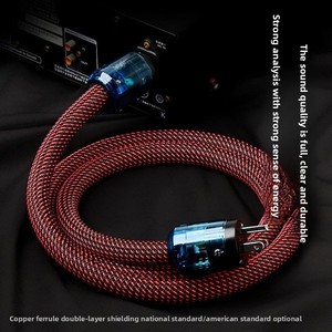 Hi-end OCC สายไฟทองแดงบริสุทธิ์ HIFI เสียงเราขั้วต่อคาร์บอนไฟเบอร์สำหรับลำโพง<span class=keywords><strong>จอ</strong></span>ภาพแจ็<span class=keywords><strong>ค</strong></span>พีวีซี - Product Image 4