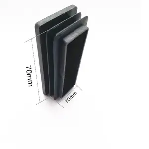 Qinuo Bouchons d'extrémité rectangulaires en tube pp bon marché et durables