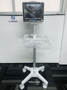 รถเข็นเครื่องมอนิเตอร์ผู้ป่วยแบบเคลื่อนที่ LANNX ยอดนิยม ปรับความสูงได้ ใช้ในโรงพยาบาล สำหรับตรวจวัดสัญญาณชีพ พร้อมตะกร้า - Product Image 3