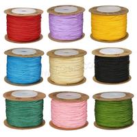 Nouveau cordon en Nylon Polyamide pour la fabrication de Bracelet en plastique bobine bobine Bracelet corde 0.8mm 100m/bobine