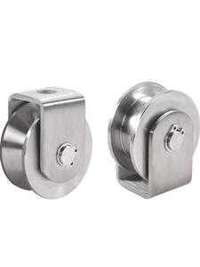 Roulements de <span class=keywords><strong>poulie</strong></span> en acier inoxydable 304 de type H, V, U, poulies de levage, poulies directionnelles - Product Image 3