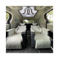 Sièges de voiture de luxe de haute qualité, design canapé-lit inclinable en cuir Nappa aviation VIP