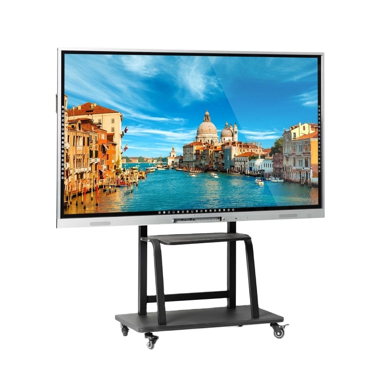 Антибликовый 55 65 75 86 дюймовый многосенсорный светодиодный дисплей монитор Интерактивная плоская панель Смарт ТВ доска
