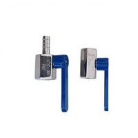 Vanne à boisseau sphérique miniature filetée DN8--DN25 PN63 en acier inoxydable SS304/316 avec écrou long NPT/BSPT 1/8" 1/4" 3/4" 1/2" 1" manuelle