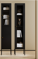 Armoire de rangement multifonctionnelle en acier, étagère métallique sur pied anti-poussière et anti-humidité pour salon