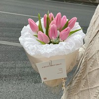 Papel de pera nacarado plisado grueso coreano para papel de regalo de flores papel de regalo de pastel forrado impermeable brillante