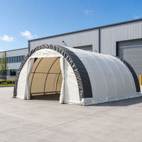 Auvent de garage/de stockage multifonctionnel moderne en acier thermolaqué, imperméable, résistant aux UV, installation rapide, design personnalisable