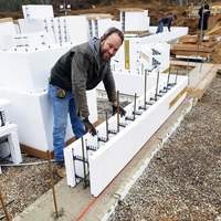 SONGMAO Vente d'Usine Blocs de Coffrage Isolants en Béton EPS de Conception Moderne (ICF) – Panneaux de Béton