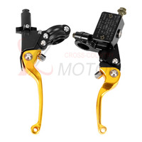 Rouge ASV CNC 125 ~ 250cc Dirt Pit Bike Moto Hydraulique Levier De Frein D'embrayage Maître-Cylindre
