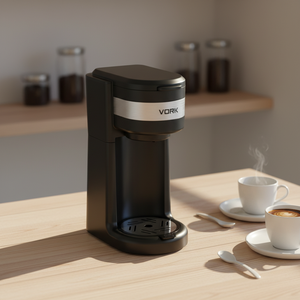 เครื่องชงกาแฟเอสเพรสโซแบบแคปซูล สแตนเลสสตีลคุณภาพพรีเมียม สำหรับใช้ในบ้าน สำนักงาน และการเดินทาง ดีไซน์พกพาสะดวก เหมาะสำหรับบ้าน สำนักงาน โรงแรม และการเดินทาง - Product Image 1