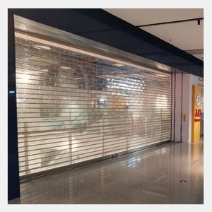 Porta <span class=keywords><strong>Avvolgibile</strong></span> in Policarbonato <span class=keywords><strong>Trasparente</strong></span>, Persiane di Sicurezza Chiare, Porte d'Ingresso Avvolgibili Trasparenti in Policarbonato - Product Image 6