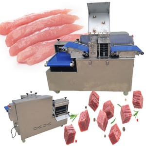 Súper Rendimiento 	 Máquina Automática para Cortar Carne en Cubos 	 Máquina Rebanadora de Carne para Res y Cordero 	 Máquina Cortadora de <span class=keywords><strong>Pollo</strong></span> - Product Image 4