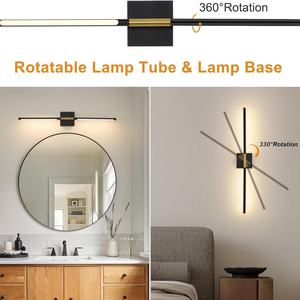 Apliques de Pared LED Inalámbricos, Aplique de Pared con Batería Recargable y Control Remoto de 360° ° Lámpara de pared giratoria para dormitorio o pasillo - Product Image 5