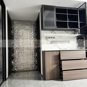 LL368 Water Ripple Corrugated Stainless Steel Decorative <b>Sheets</b> for Art Wall Feature Home Ceiling Background Interior Design - Product Image 1