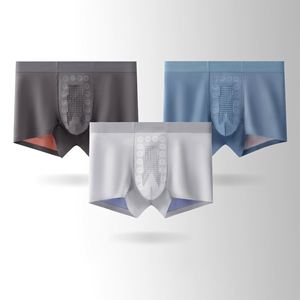 Men's Slim Fit <b>Custom</b> Logo Underwear Energy Field Therapy Pants with Stretch Bamboo Breathable <b>Boxer</b> Briefs - Product Image 2