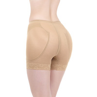 Short de contrôle taille haute Shapers pour les fesses Rehausseur de hanche et de fesses Booty Lift Éponge Coussinets Culottes