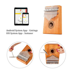 Kit Kalimba Artigianale a 17 Tasti con Acciaio Inossidabile e Mogano Colore Naturale, Opzioni OEM, Strumento Musicale - Product Image 2