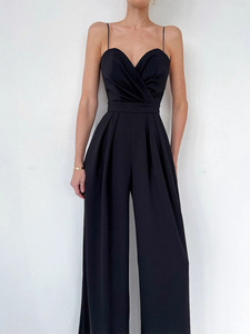 2026 <b>Floor</b> <b>Mopping</b> Fashion Forward Elegant Wedding Party Straight Wide Leg Rompers Women Jumpsuit Dress - Product Image 6