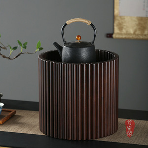 Bamboo Charcoal <b>Stove</b> Antique Style Tea <b>Stove</b> Freestanding Wood Fuel Chinese Design Durable Household Indoor Use - Product Image 5
