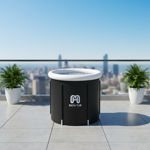 Baignoire de récupération gonflable portable en PVC pour bain froid extérieur, avec refroidisseur et filtre – Offre spéciale - Product Image 1