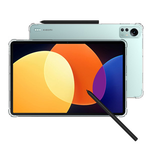 Funda Transparente Antigolpes de TPU para Tablet con Ranura para Stylus, para <span class=keywords><strong>Pad</strong></span> <span class=keywords><strong>5</strong></span> <span class=keywords><strong>Pro</strong></span> de <span class=keywords><strong>12.4</strong></span> Pulgadas, Respaldo Acolchado Suave, Ligera, con Soporte Multiángulo - Product Image 2