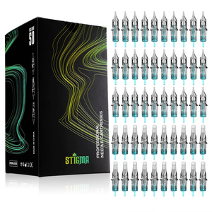 Heet Verkoop 50 Stuks Steriele Wegwerp Kwaliteit Kit Membraan Tattoo Cartridge Naalden