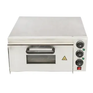 CE approved commercial pizza oven gas small electric pizza oven 220V electricity for bread bakery