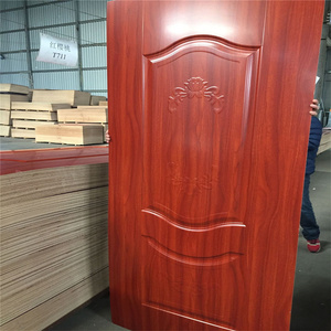 3mm melaine mặt sơn lót màu trắng hoặc Veneer natrual nhiều lớp gỗ cửa HDF da - Product Image 5