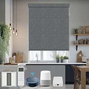 Persianas Enrollables Eléctricas SAMADHI para Ventanas Francesas, Diseño Moderno Personalizable, Construcción Duradera, Material de Poliéster, Envío Rápido - Product Image 1