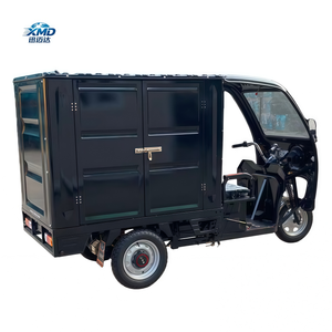 Tricycle électrique cargo à carrosserie ouverte 501800W 48V, moteur sans balais, batterie au plomb-acide, capacité <span class=keywords><strong>de</strong></span> charge 300-400 <span class=keywords><strong>kg</strong></span>, vitesse 70 km/h, autonomie 90 km, 4 roues - Product Image 4